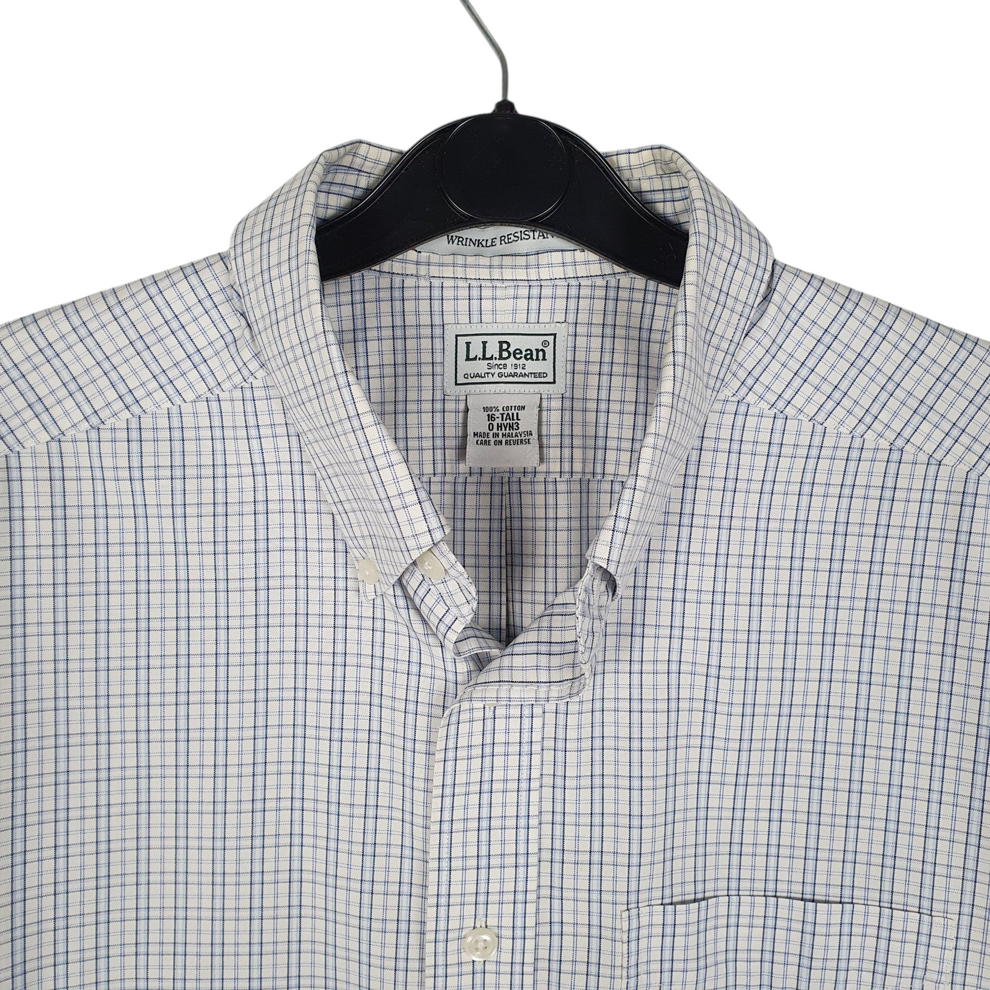 Mens Blue L.L.Bean   Shirt
