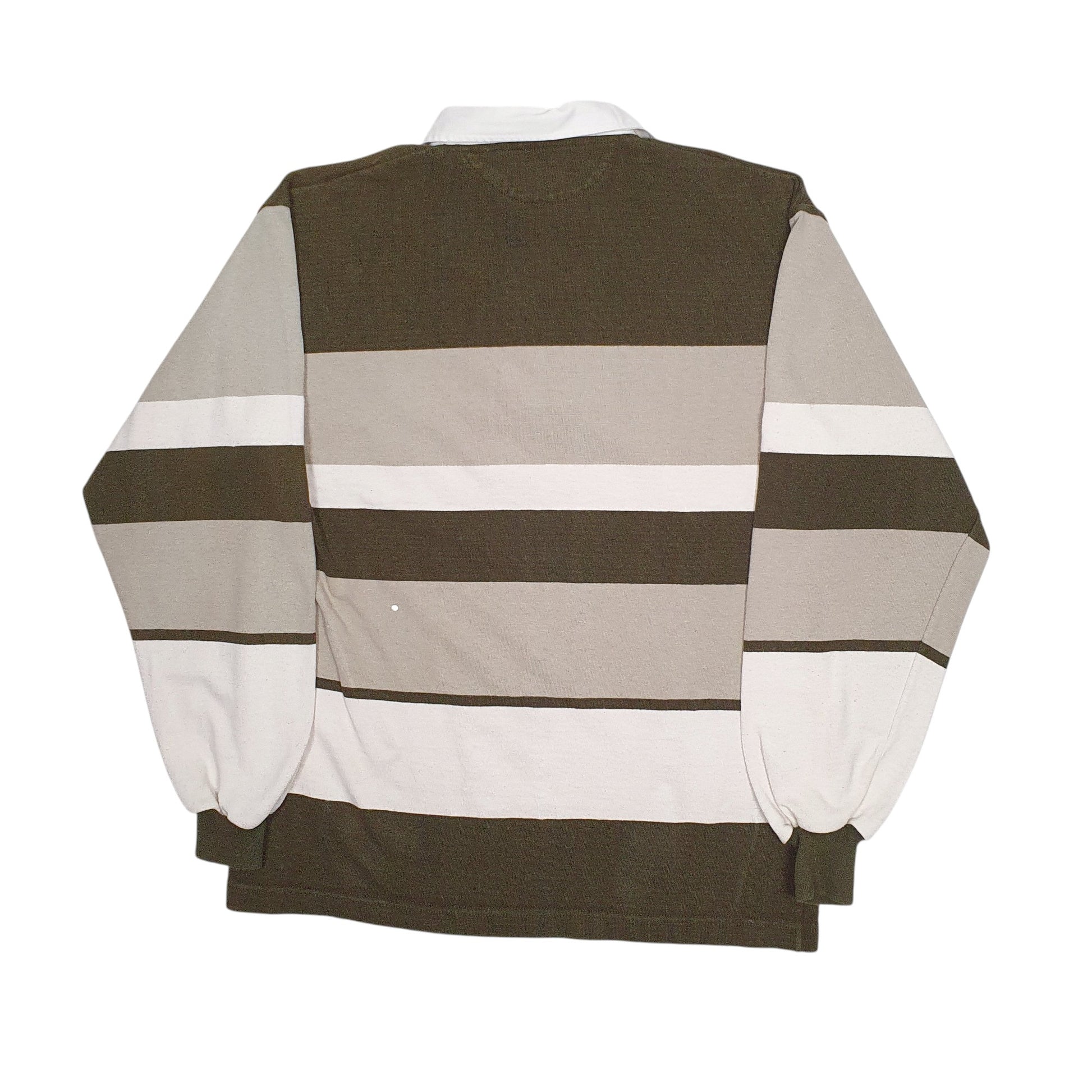 Mens Grey Barbarian Rugby Hoodie Polo Shirt