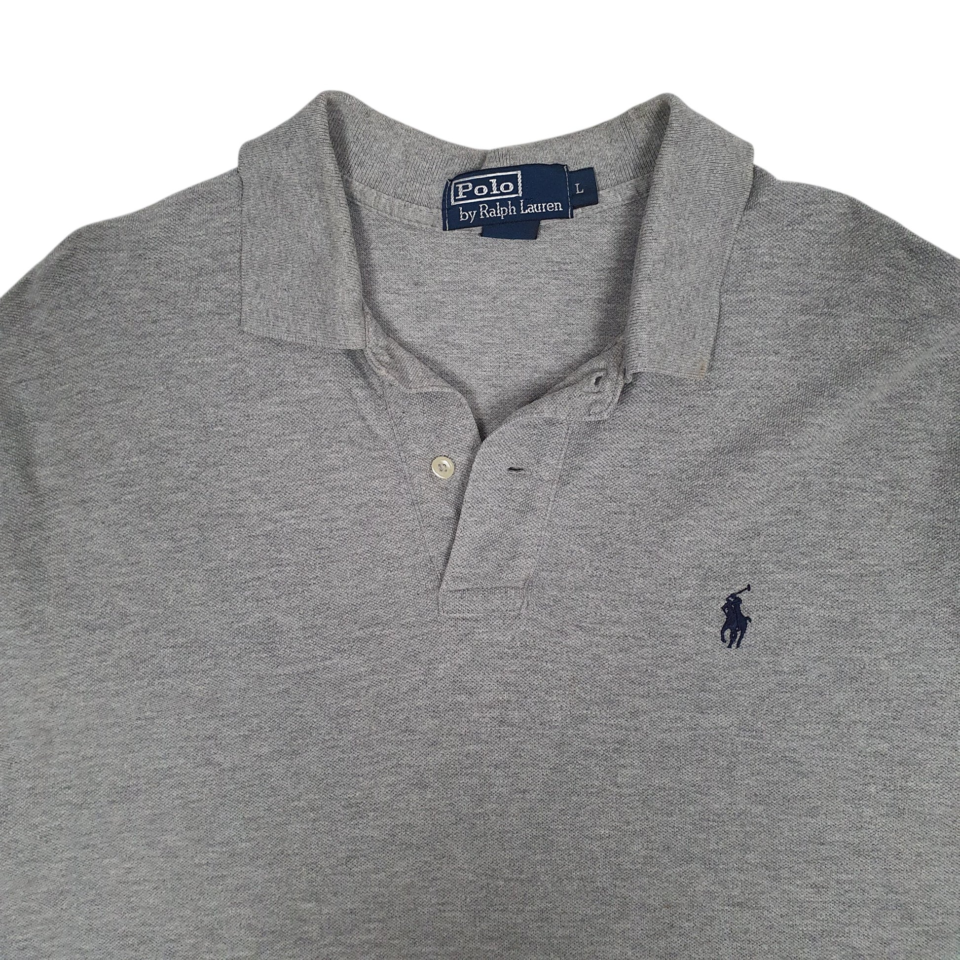 Mens Grey Polo Ralph Lauren   Polo Shirt