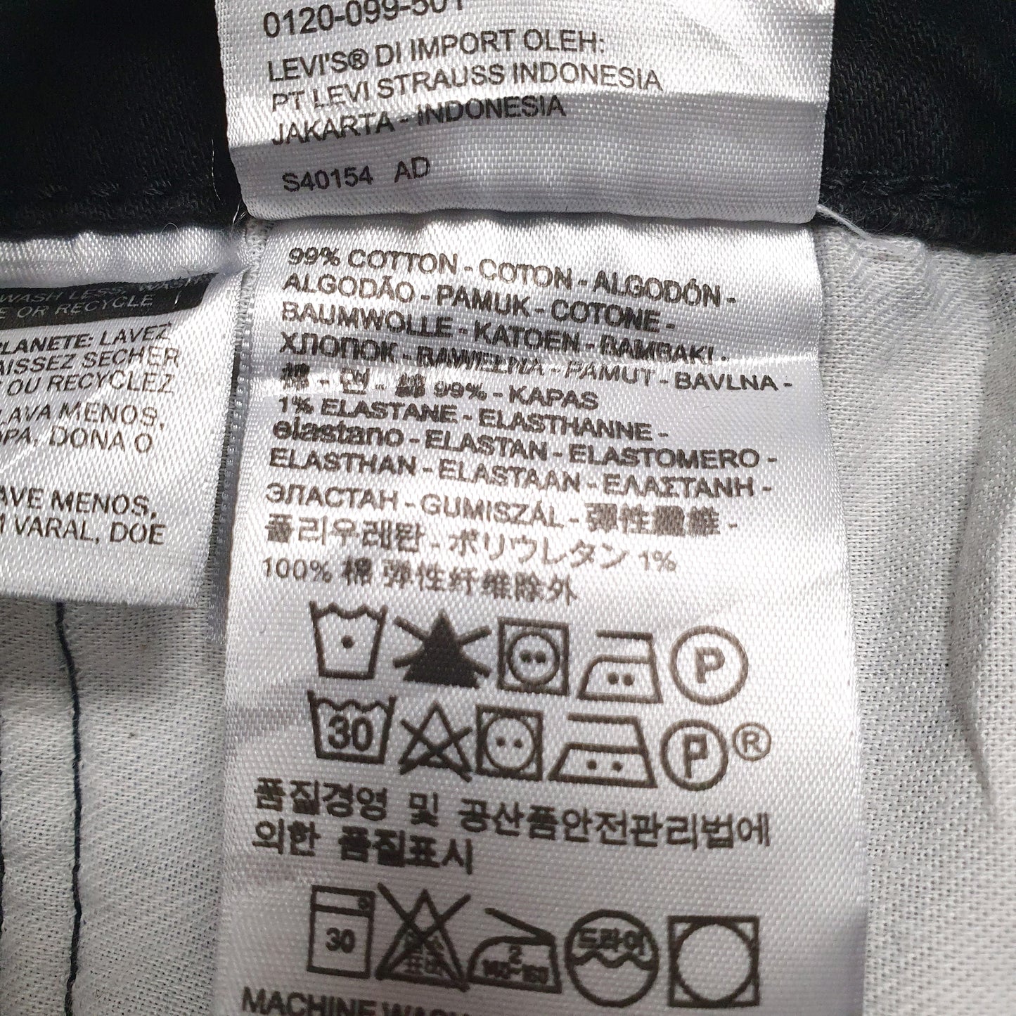 Mens Black Levis   Jeans