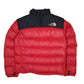 Mens Red The North Face Nuptse  Coat