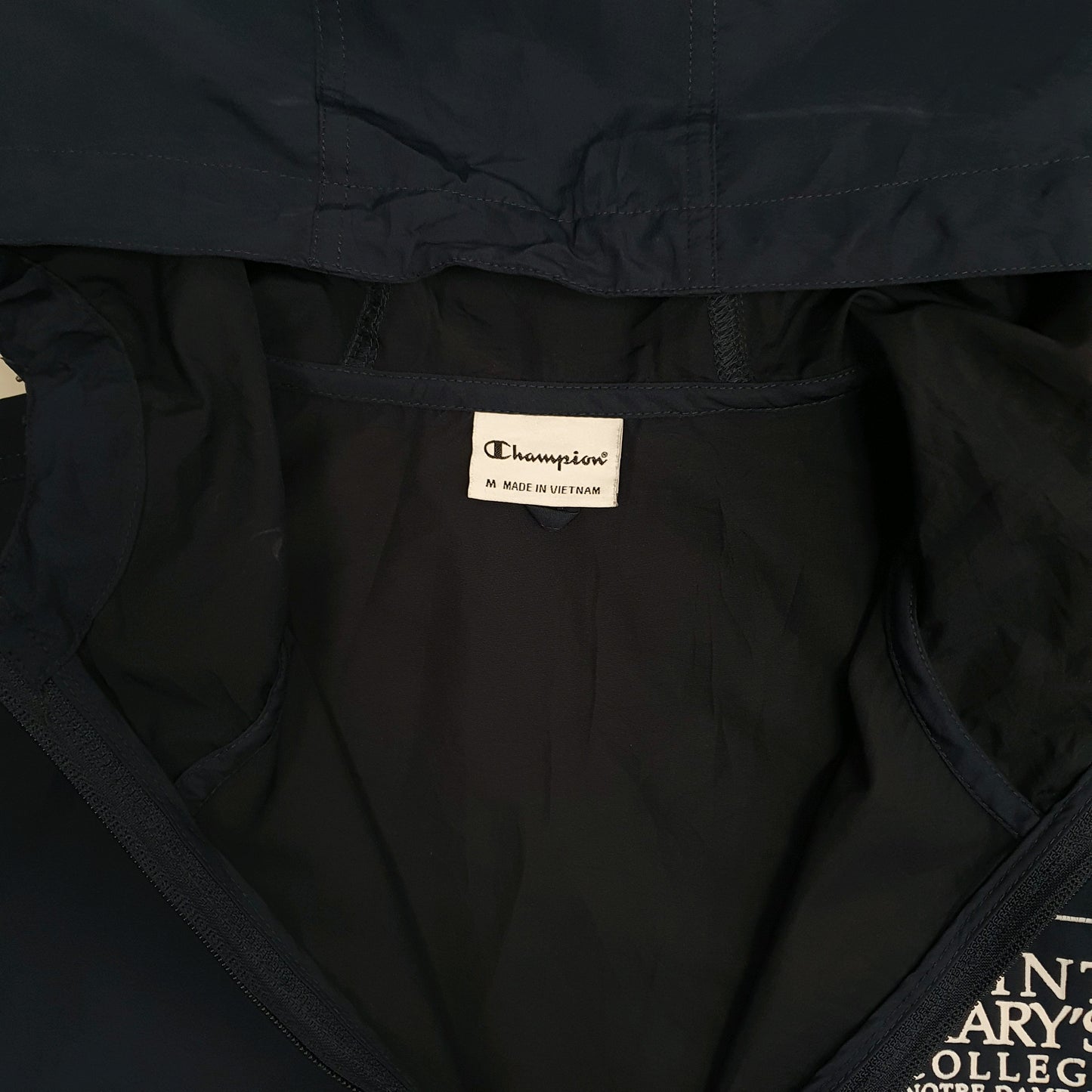 Mens Navy Champion Notre Dame St Marys  Coat