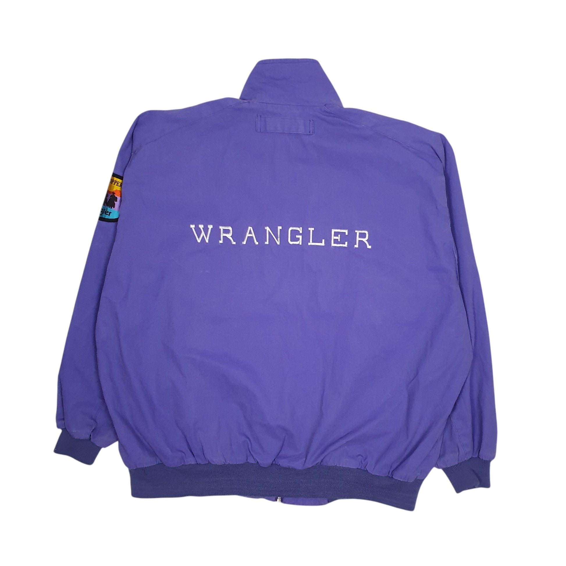 Mens Purple Wrangler Brushpopper Vintage 90s  Coat