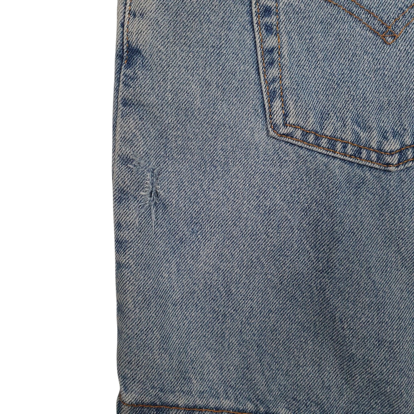 Womens Blue Levis 555 Vintage 90s Made In USA Guys Fit  Shorts