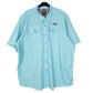 Mens Blue Wrangler  Short Sleeve Shirt