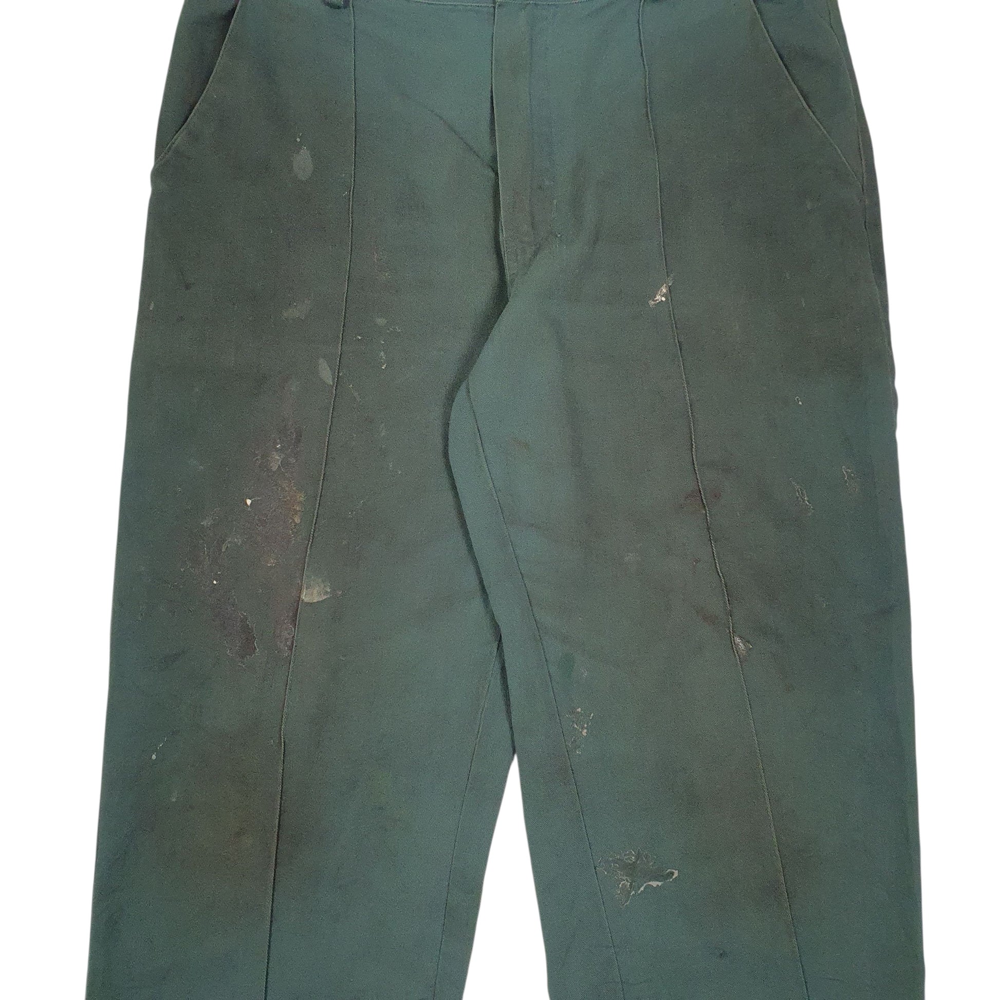 Mens Green Dickies Workwear  Trousers