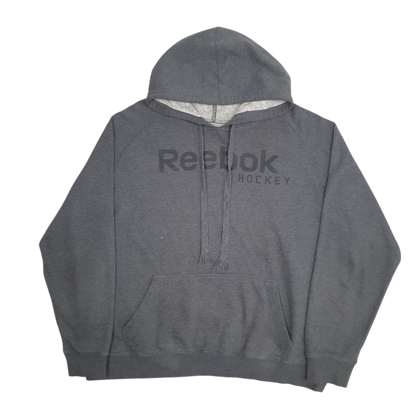Womens Grey Reebok Hockey Hoodie Jumper