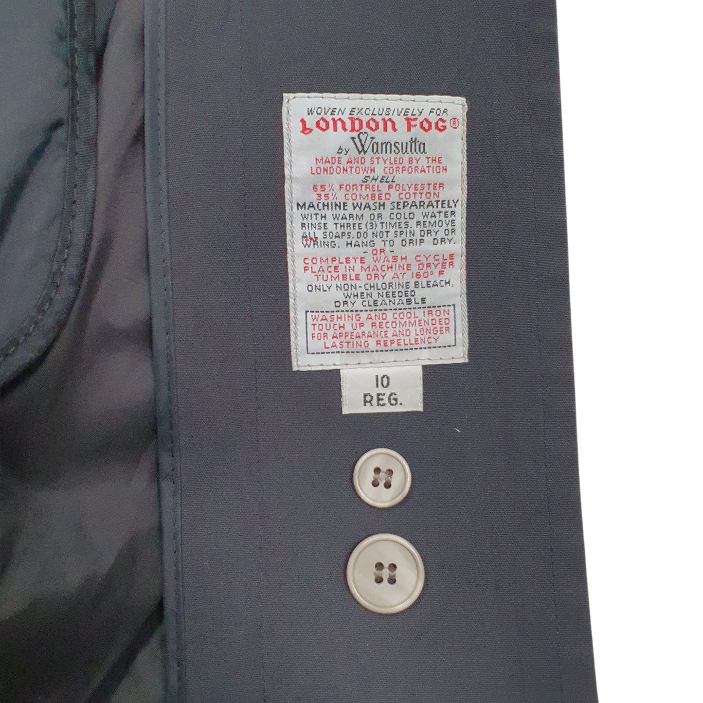 Womens Beige London Fog   Coat