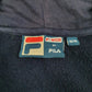 Mens Navy Fila Baggy Full Zip Jumper