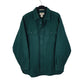 Mens Green L.L.Bean Thick Chamois Long Sleeve Shirt