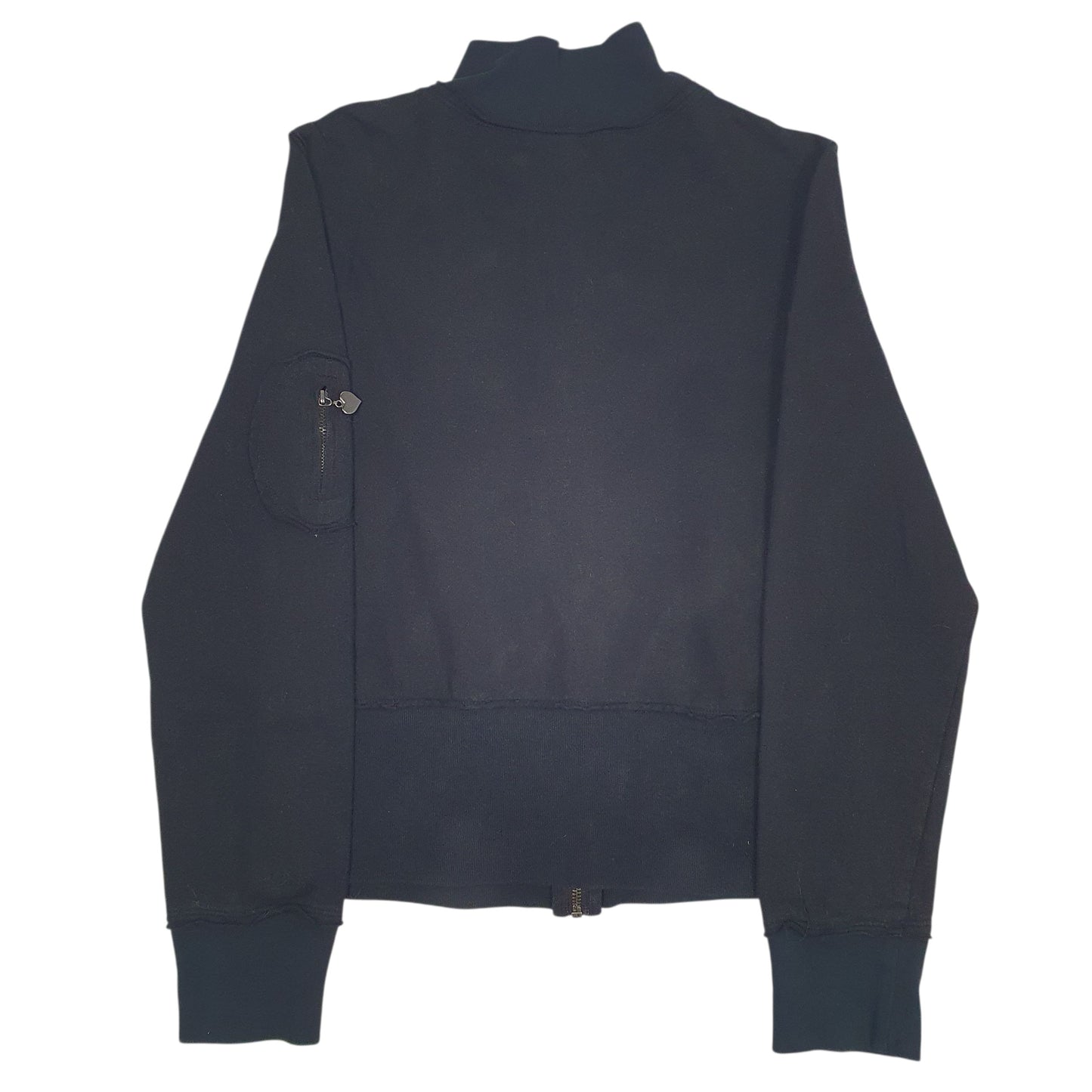 Womens Black Mossimo  Full Zip Jumper