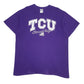 Mens Purple Gildan Horned Frogs Short Sleeve T Shirt
