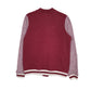 Womens Burgundy Tommy Hilfiger Varsity Cardigan Jumper