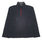 Mens Black Fila  Quarter Zip Jumper