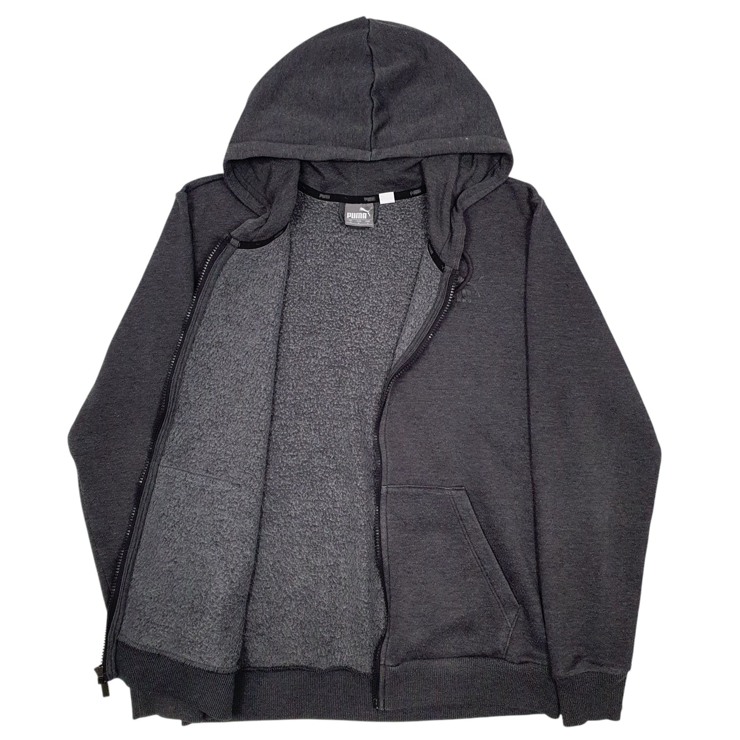 Mens Grey Puma  Full Zip Jumper