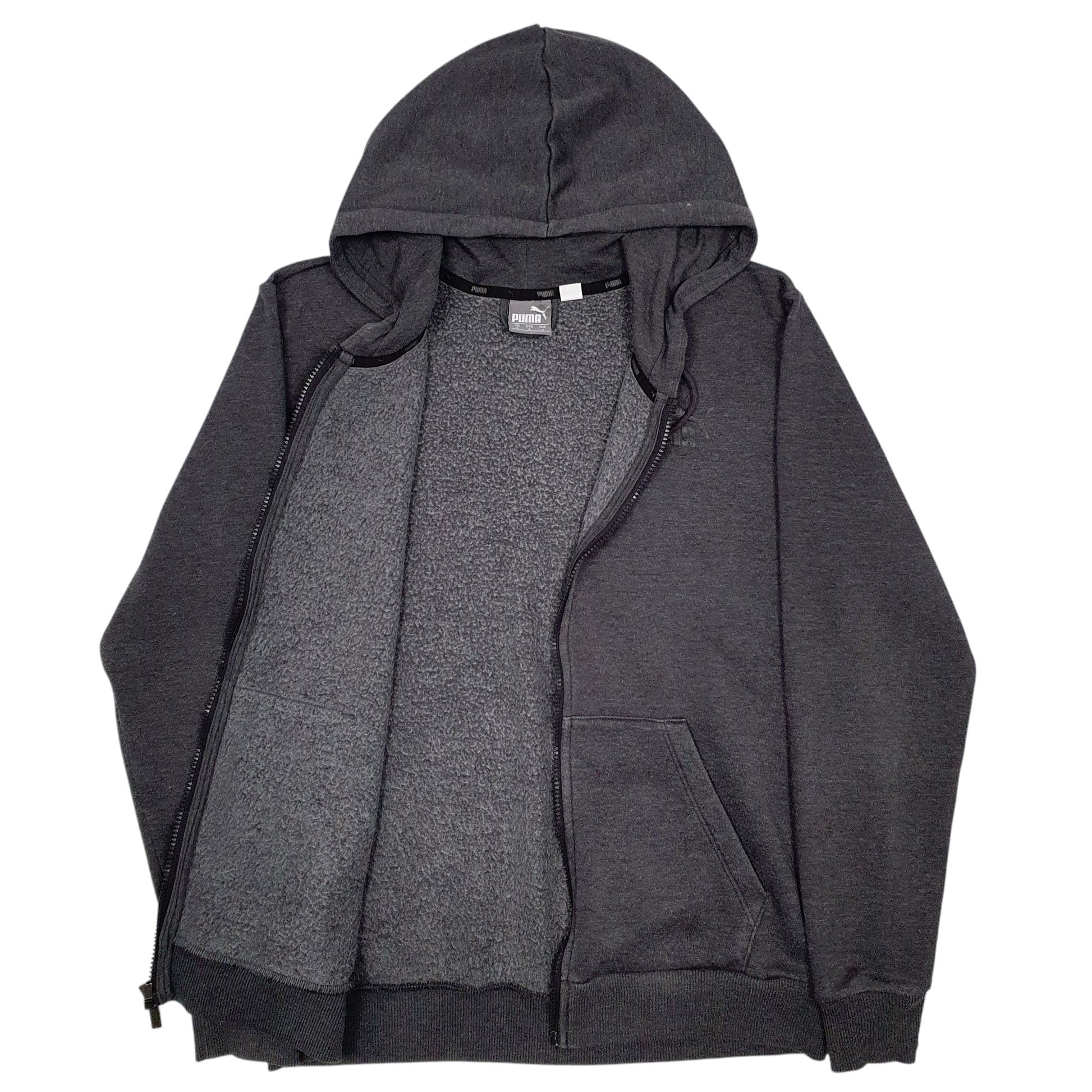 Mens Grey Puma  Full Zip Jumper