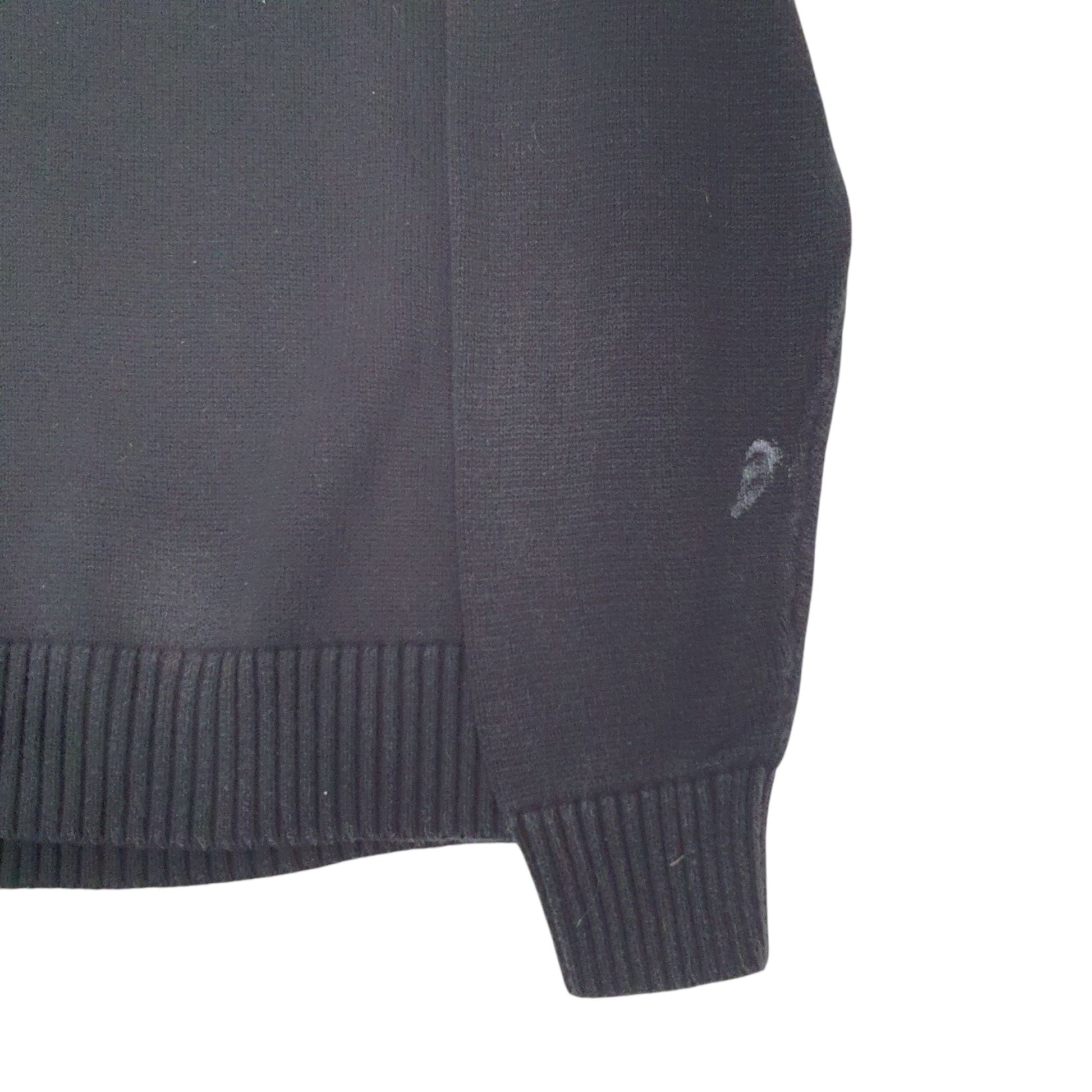 Mens Black Tommy Hilfiger  Crewneck Jumper