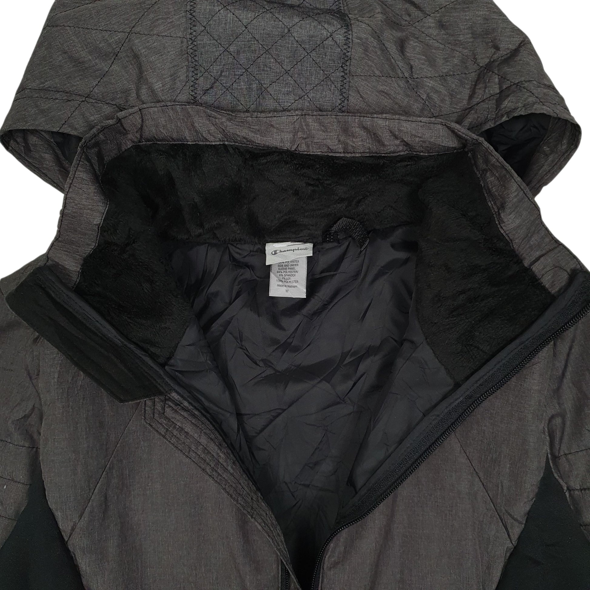 Womens Grey Champion Padded Softshell  Coat