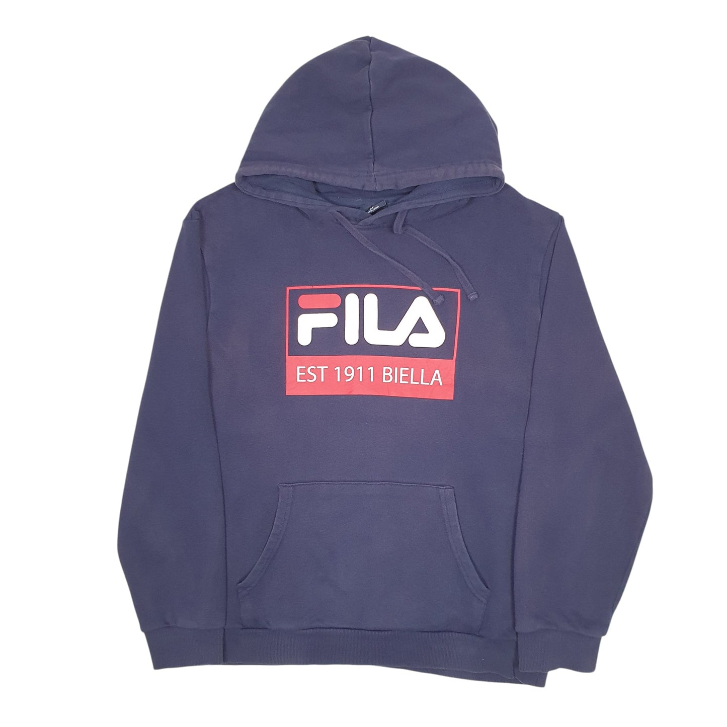 Mens Navy Fila  Hoodie Jumper