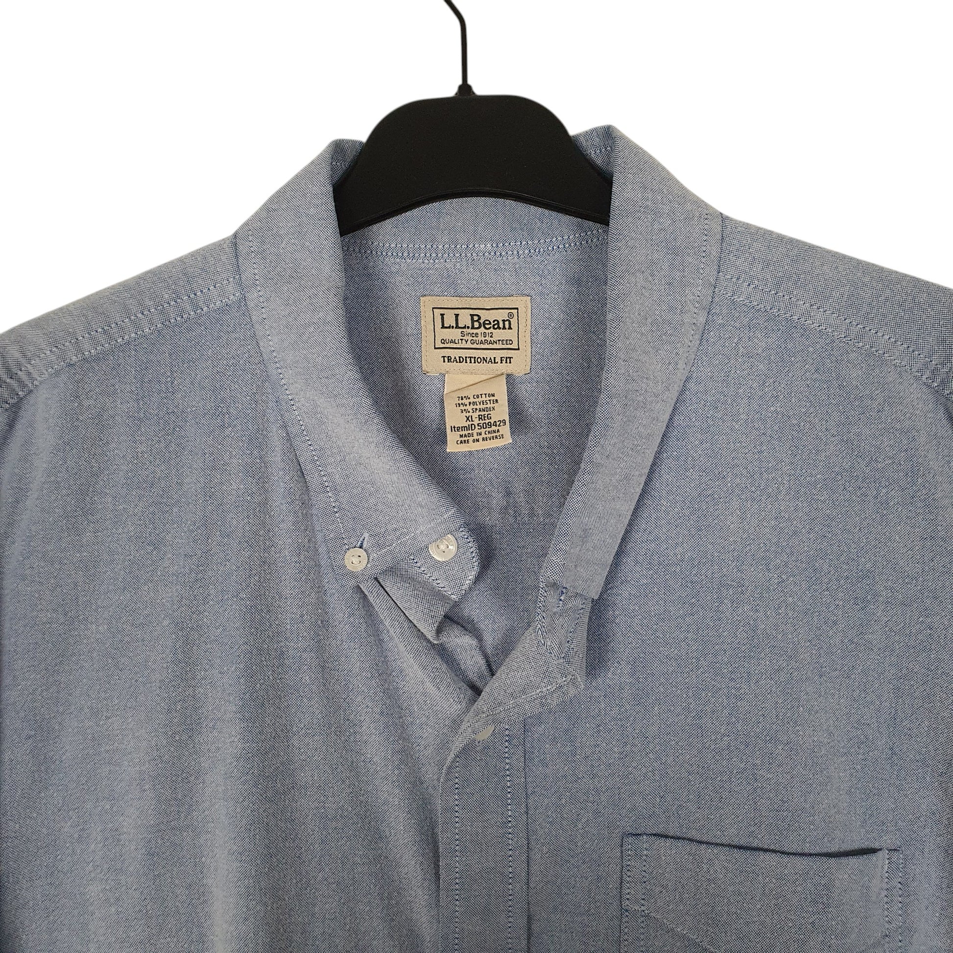 Mens Blue L.L.Bean   Shirt