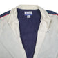 Mens White Champion Fleece Lined V Neck Coat