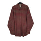 Mens Burgundy L.L.Bean  Long Sleeve Shirt