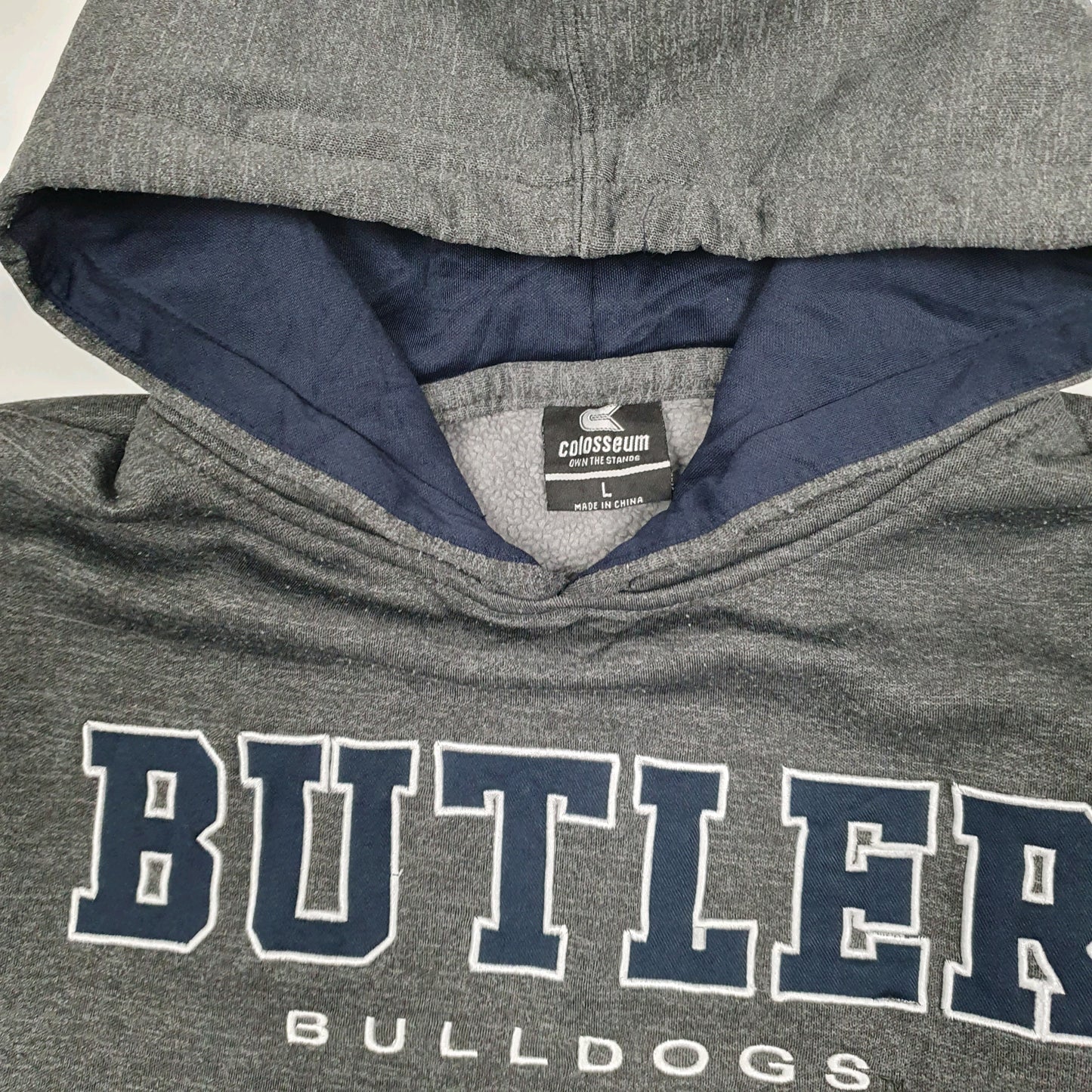Mens Grey Colosseum Butler Bulldogs Hoodie Jumper