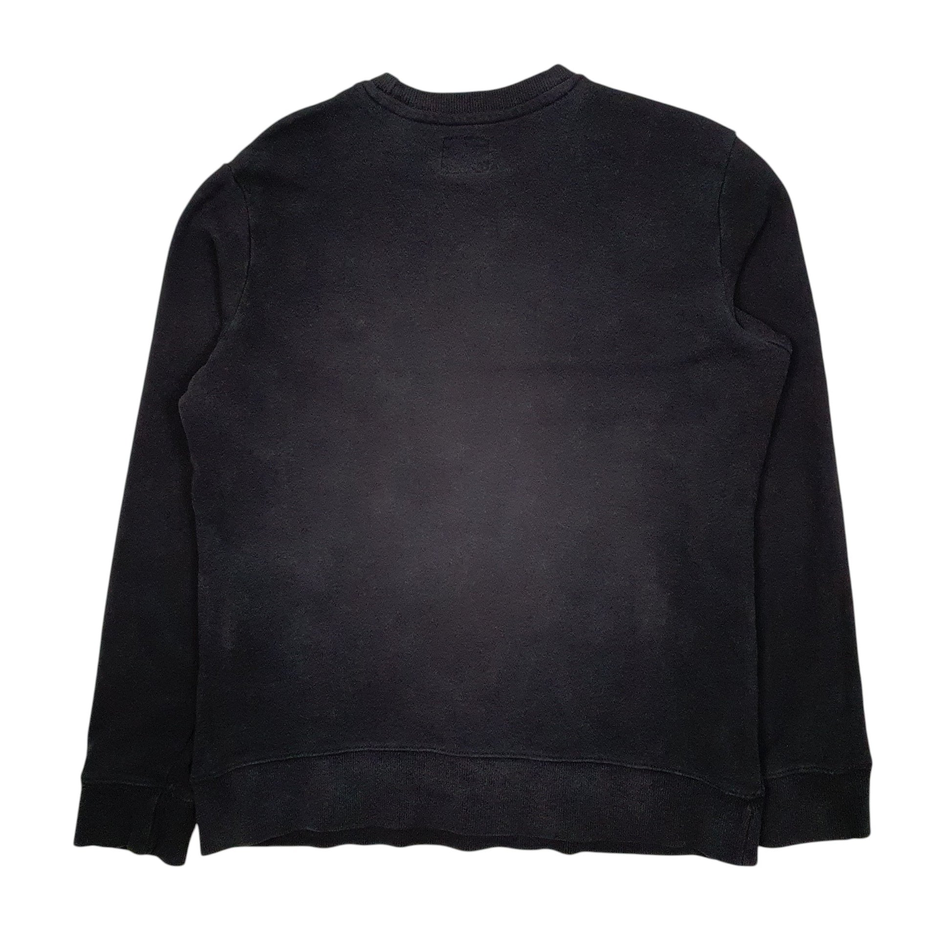 Mens Black Champion  Crewneck Jumper
