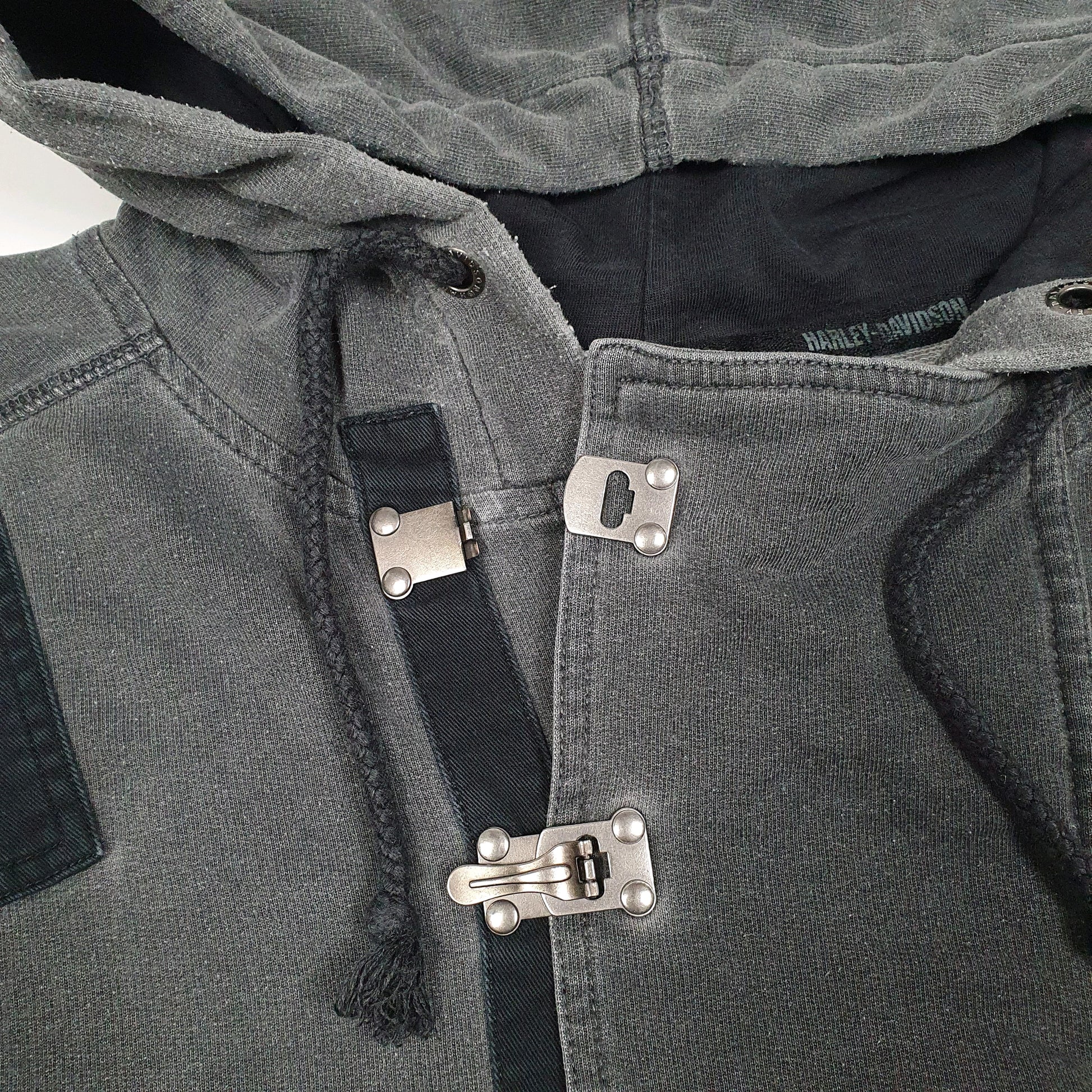 Mens Grey Harley Davidson Motorcycles Hoodie Jumper