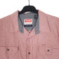 Mens Pink Wrangler Comfort Flex  Shirt