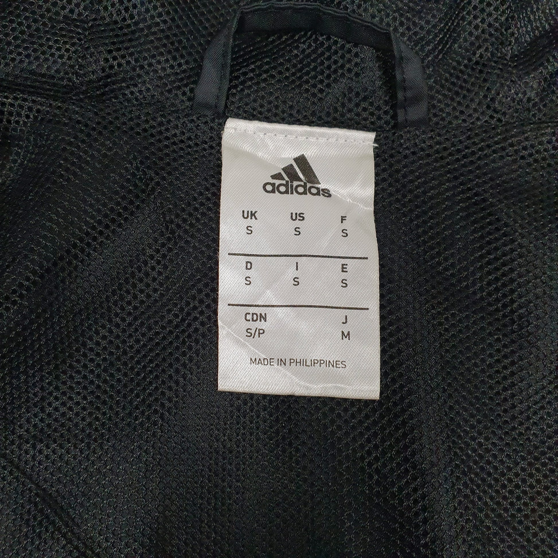 Mens Black Adidas FC Europa  Coat