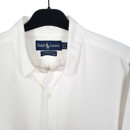 Mens White Ralph Lauren Oxford  Shirt