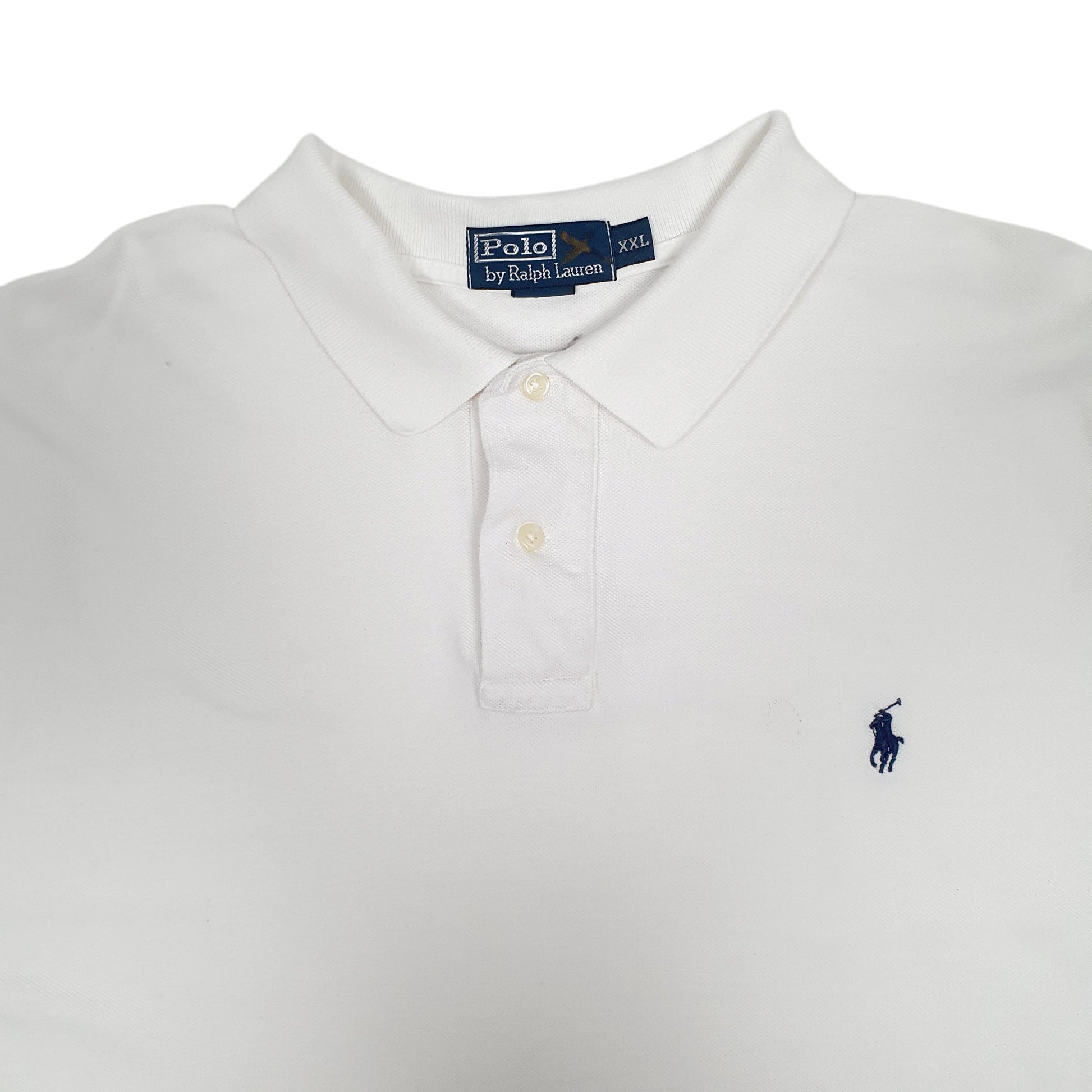 Mens White Polo Ralph Lauren   Polo Shirt