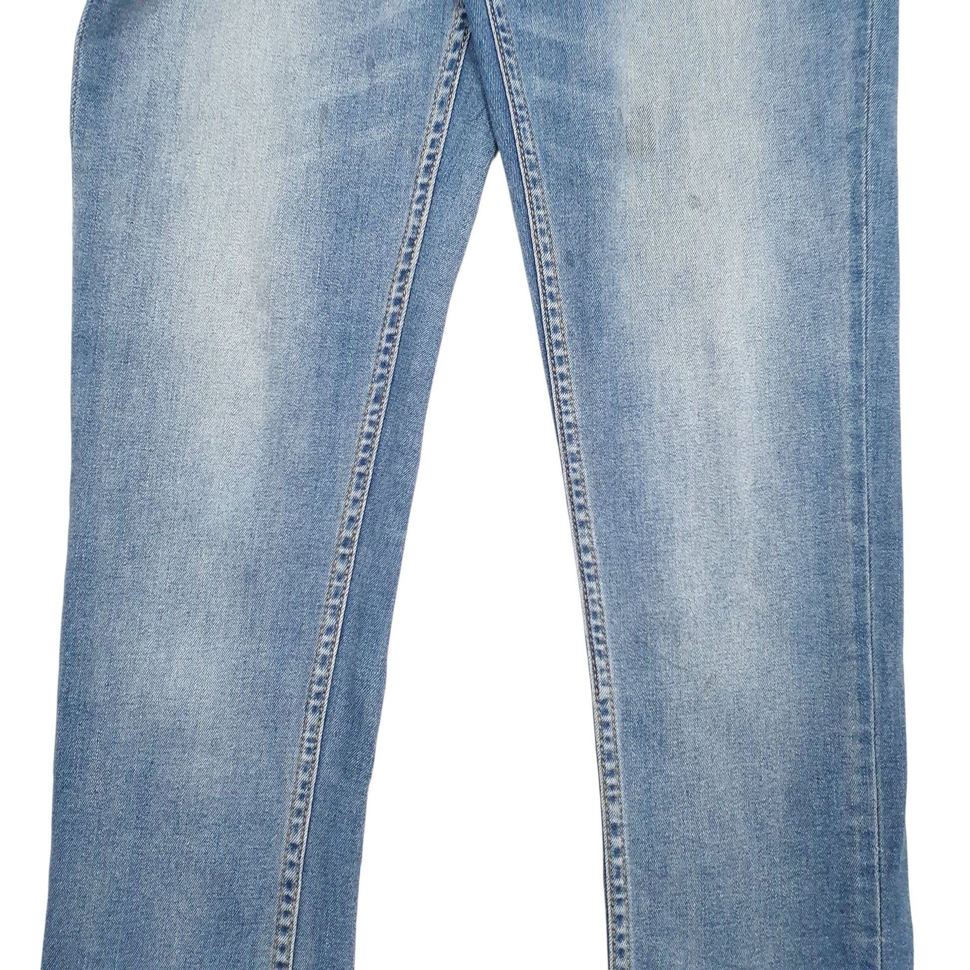 Mens Blue Fire Trap   Jeans