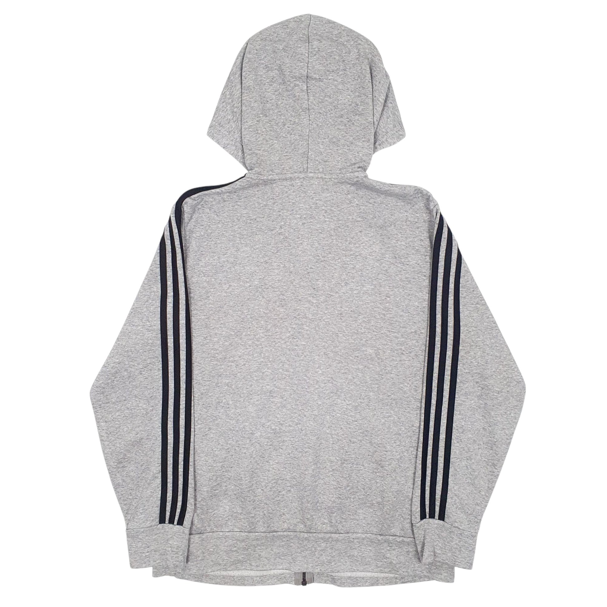 Mens Grey Adidas  Full Zip Jumper