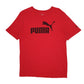 Mens Red Puma  Short Sleeve T Shirt