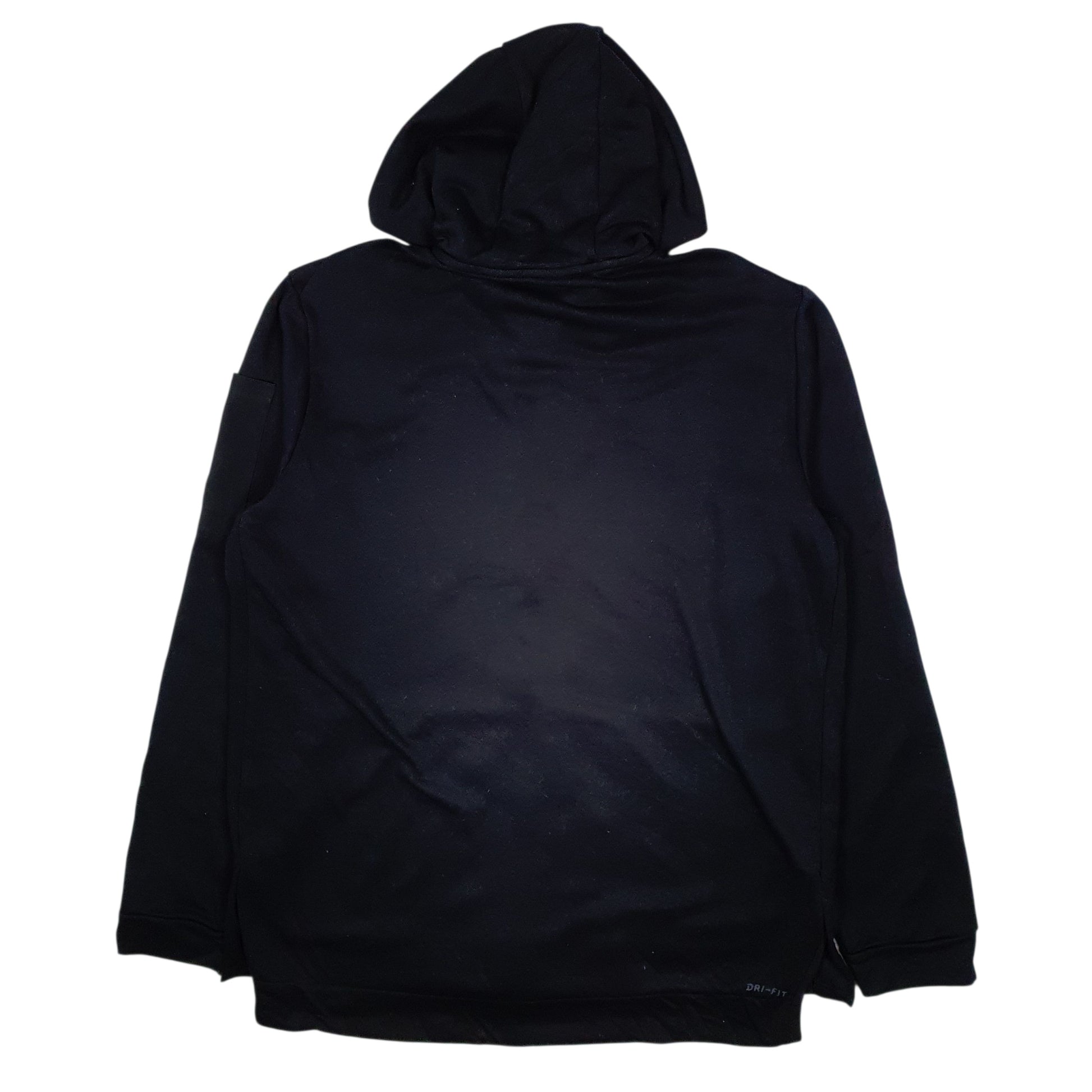 Mens Black Nike Dri Fit Hoodie Full Zip Jumper