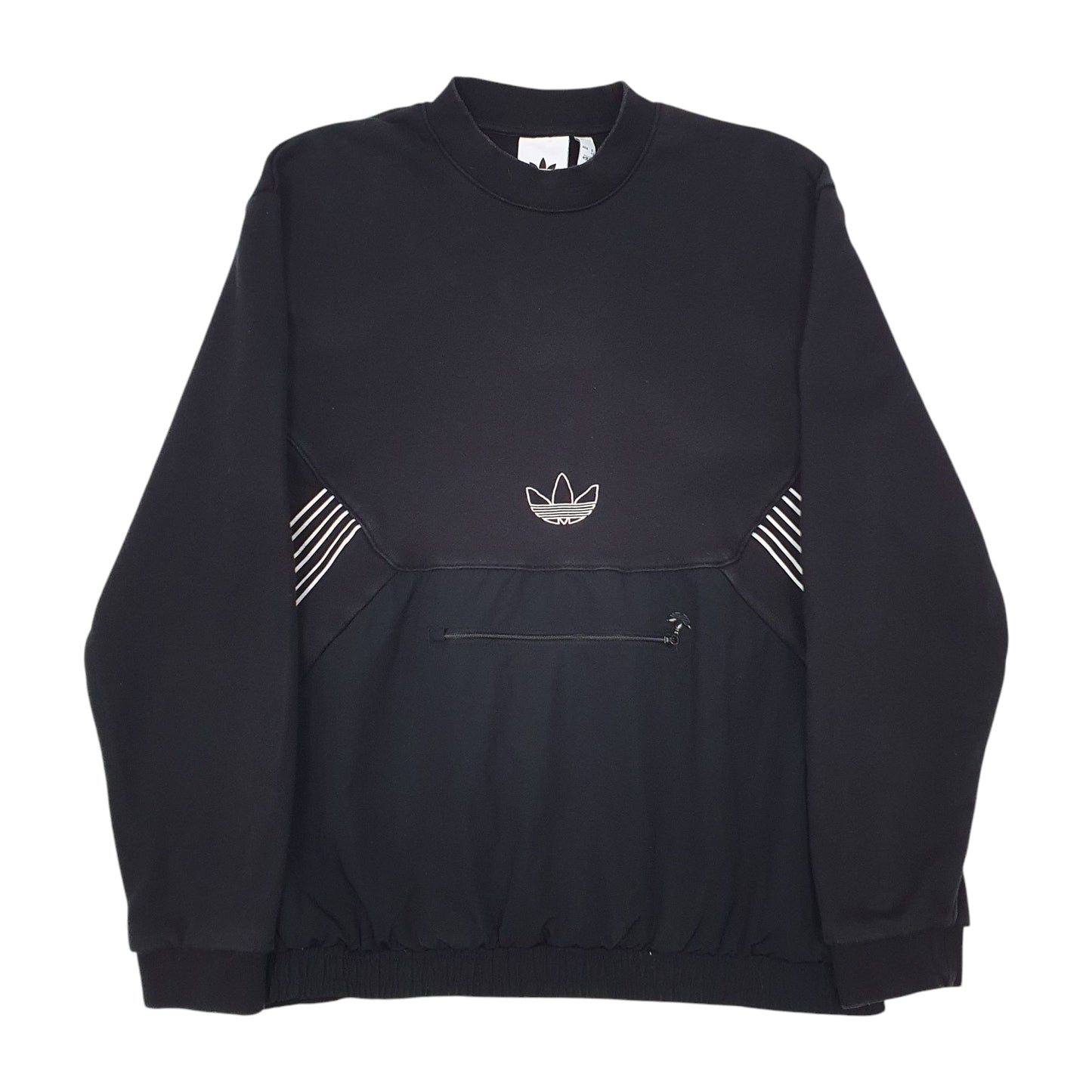 Mens Black Adidas  Crewneck Jumper