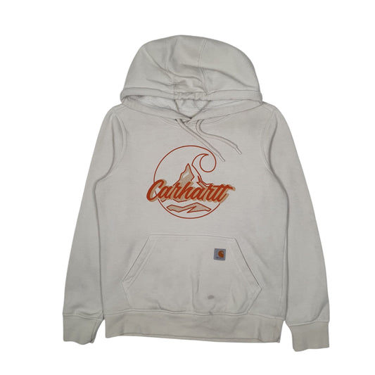 Womens Cream Carhartt  Hoodie Jumper