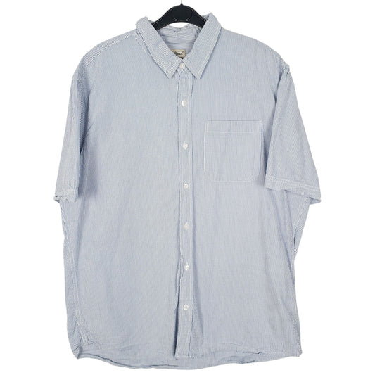 Mens Blue L.L.Bean  Short Sleeve Shirt