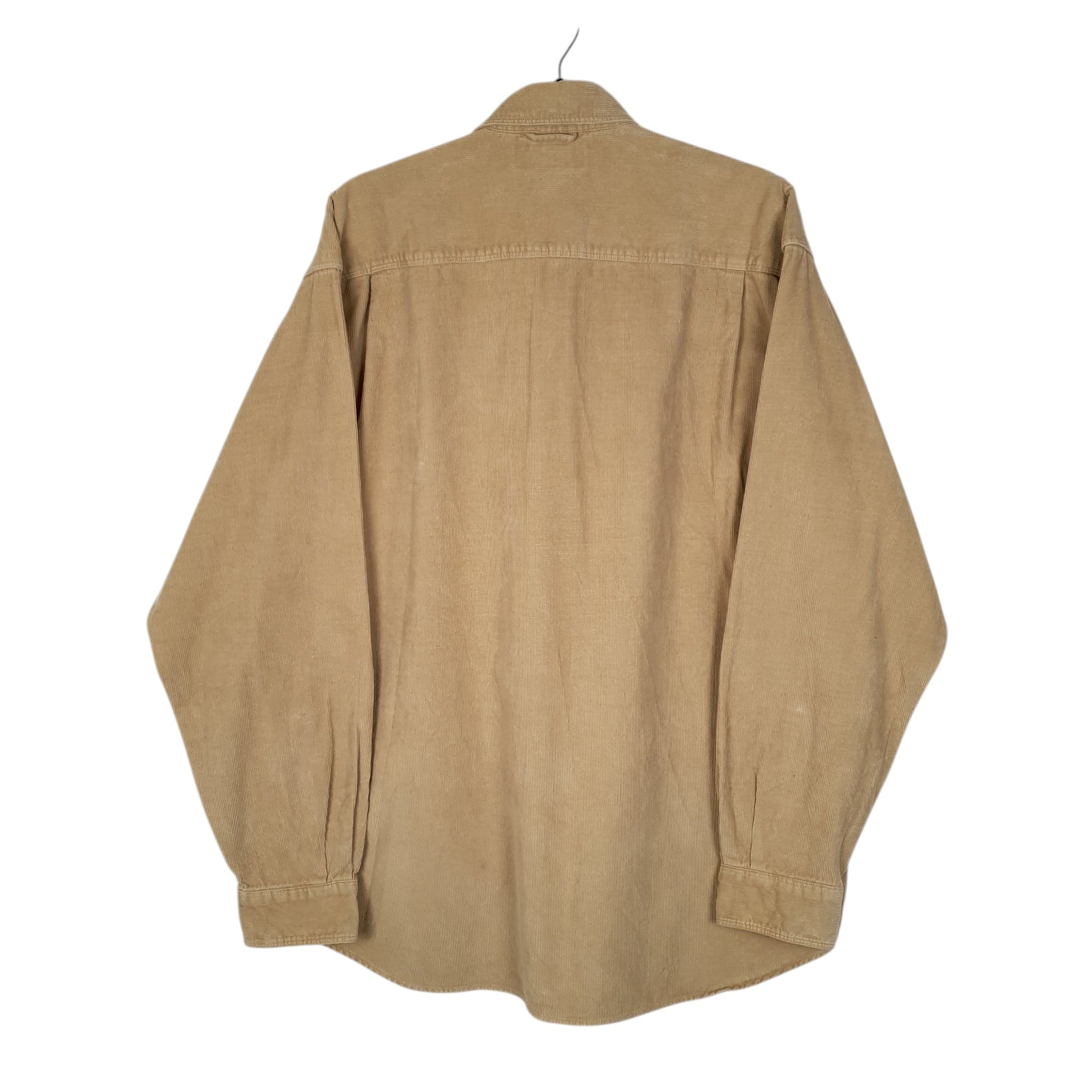 Mens Beige Columbia Sportswear Company Corduroy  Shirt