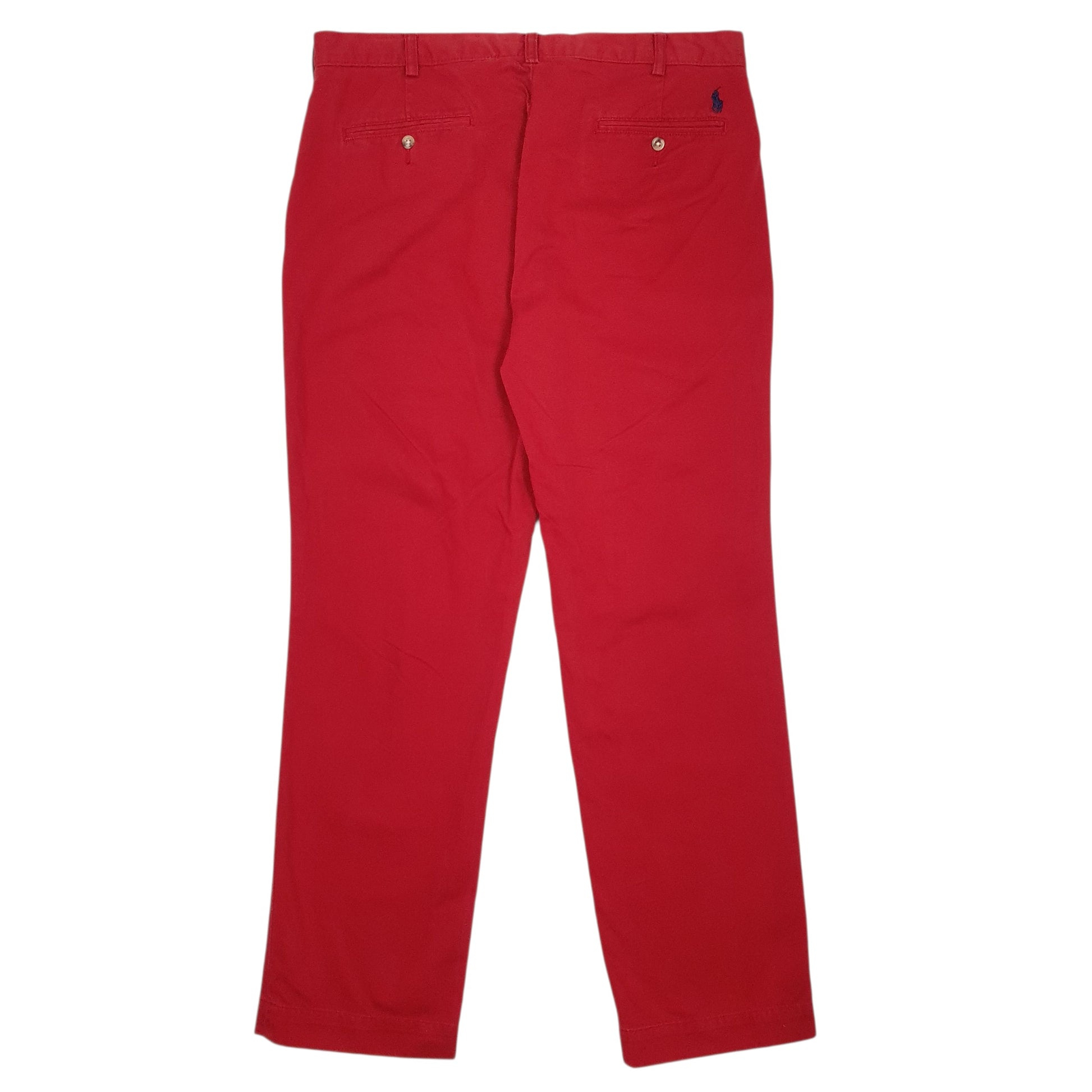 Mens Red Polo Ralph Lauren Suffield Pant  Trousers