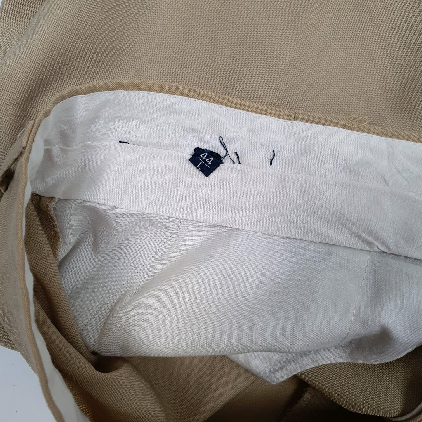 Mens Beige Burberry   Trousers