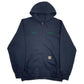 Mens Navy Carhartt  Full Zip Jumper