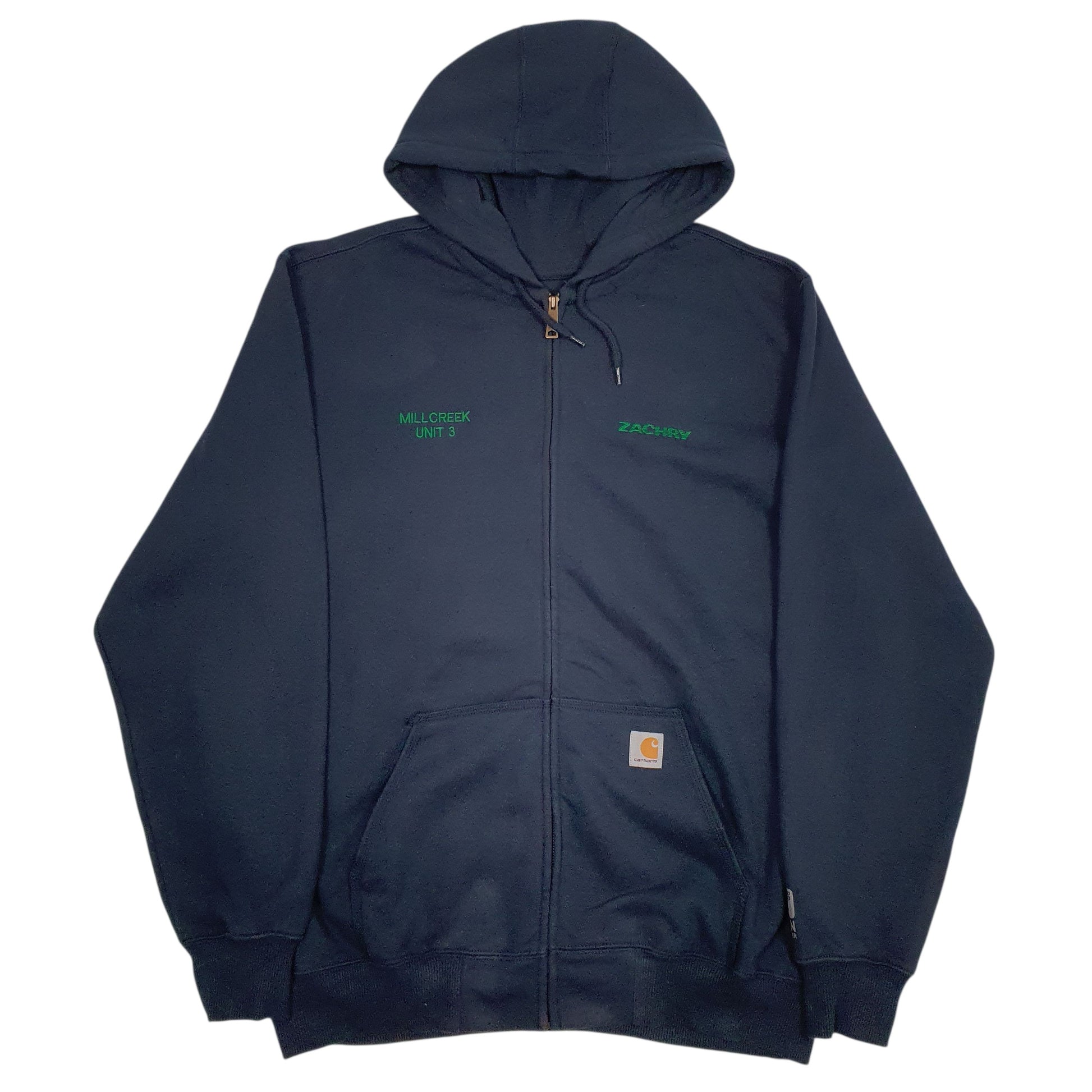 Mens Navy Carhartt  Full Zip Jumper