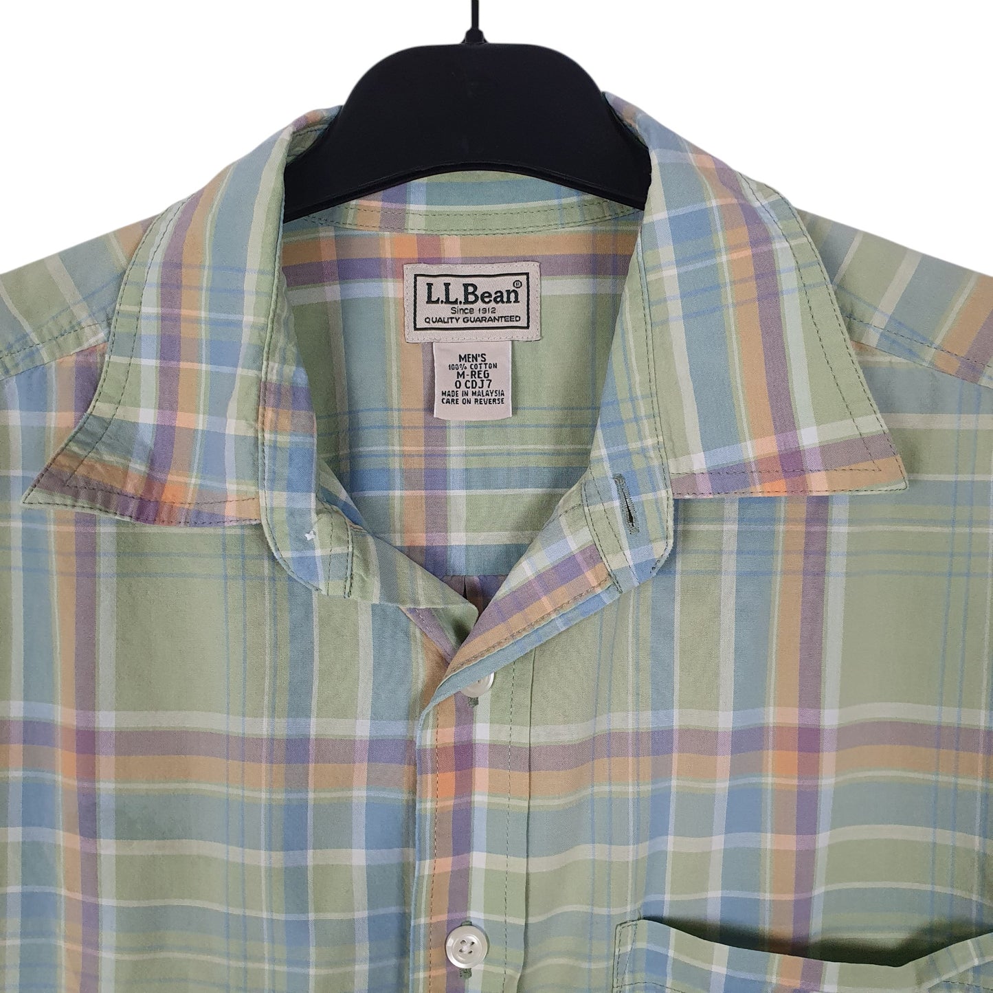 Mens Green L.L.Bean   Shirt