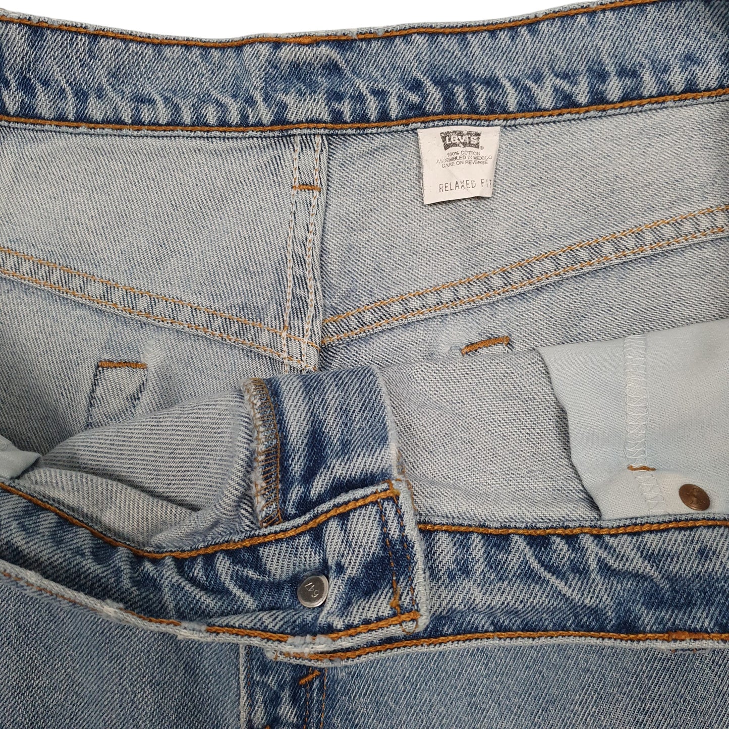 Womens Blue Levis Vintage 90s  Shorts