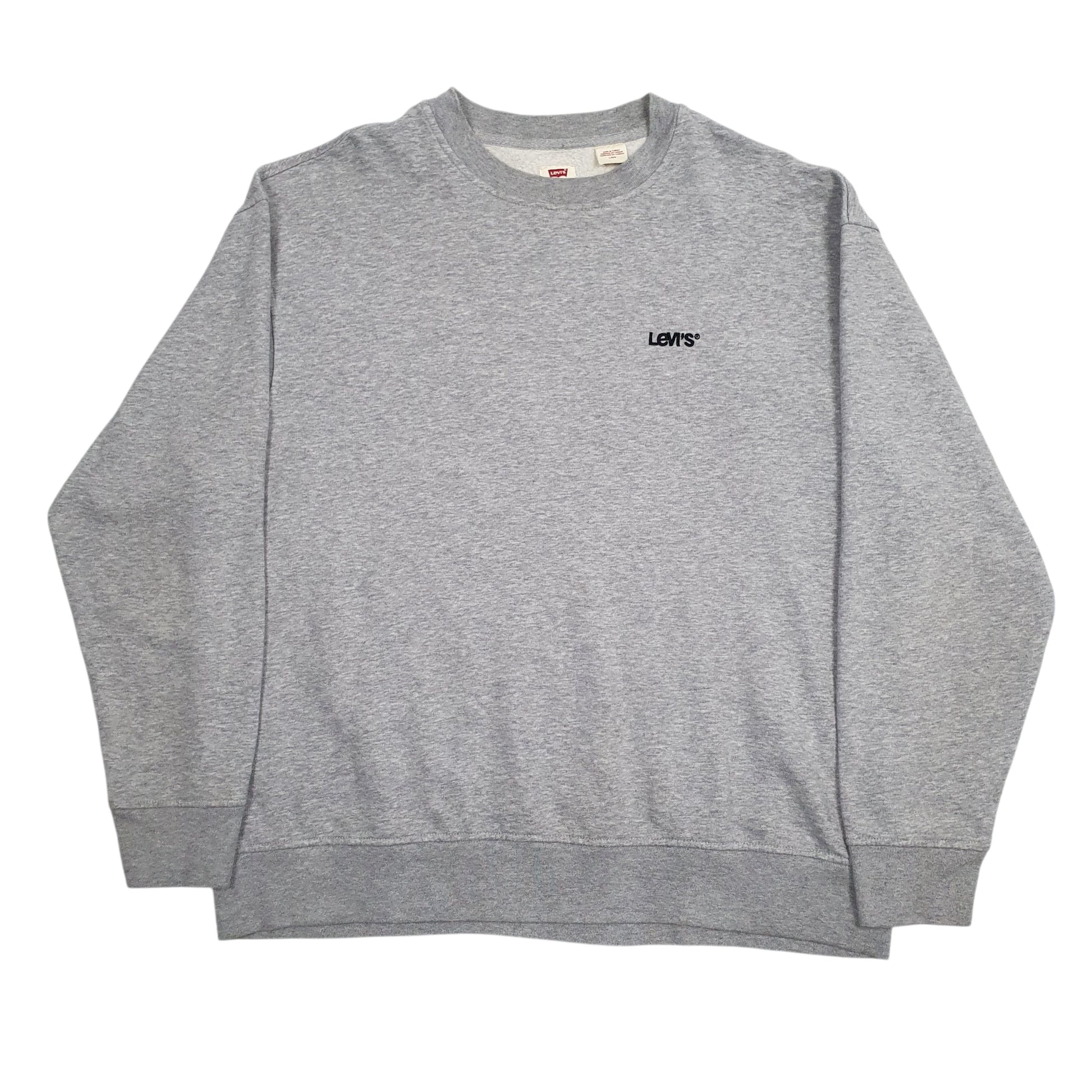 Mens Grey Levis  Crewneck Jumper