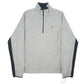 Mens Grey Nautica  Quarter Zip Jumper