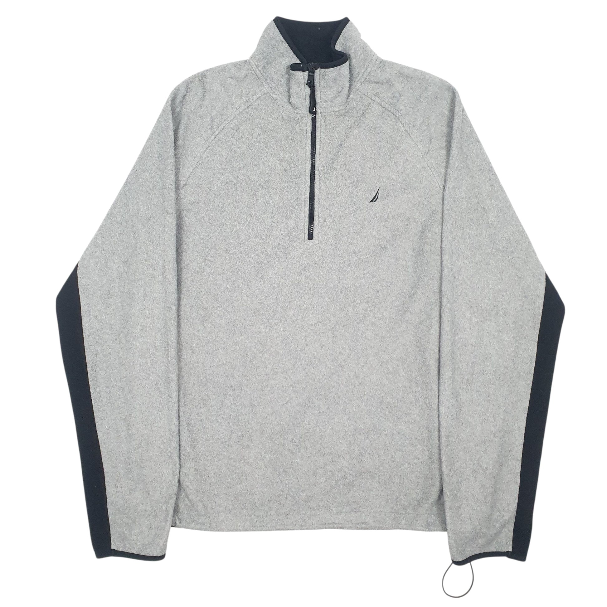 Mens Grey Nautica  Quarter Zip Jumper